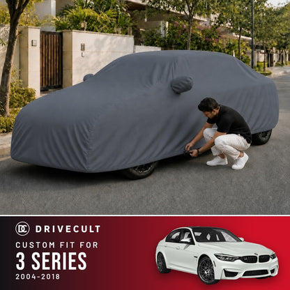 BMW 3 Series 2004-2018 DriveCult Titan custom-fit waterproof car body cover
