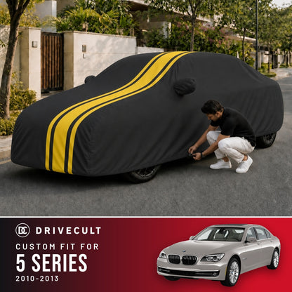 BMW 5 Series 2010-2013 DriveCult Blaze custom-fit waterproof car body cover