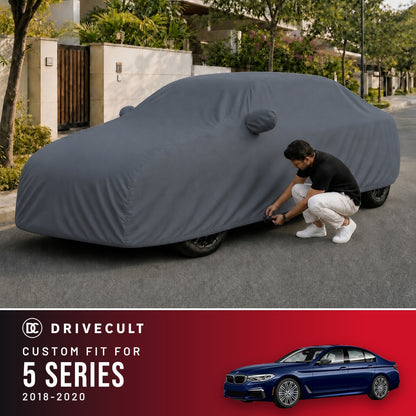 BMW 5 Series 2018-2020 DriveCult Titan custom-fit waterproof car body cover