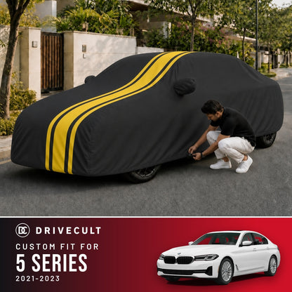 BMW 5 Series 2021-2023 DriveCult Blaze custom-fit waterproof car body cover