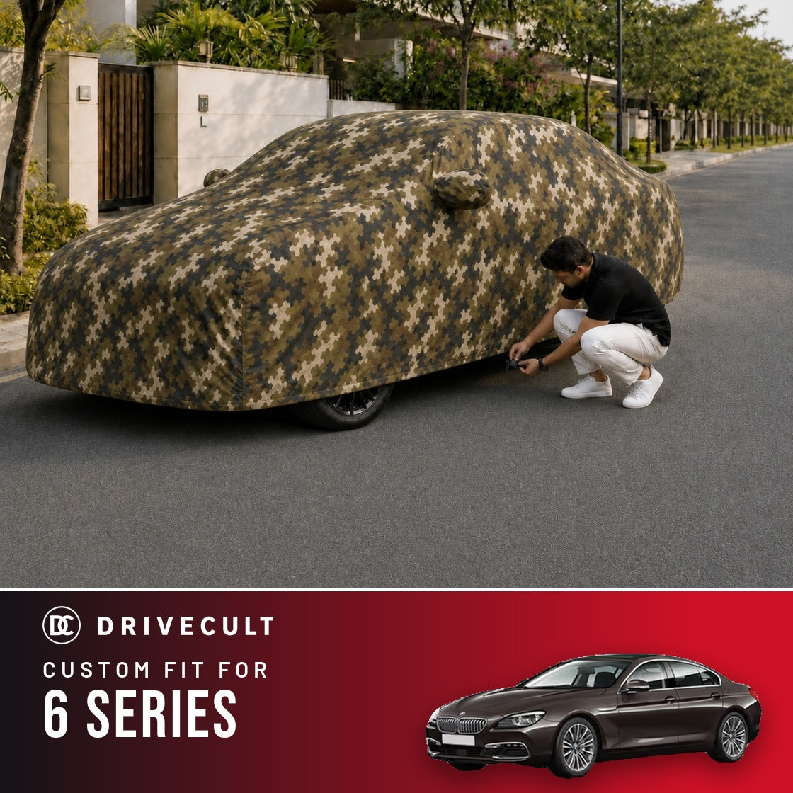 BMW 6 Series DriveCult Phantom custom-fit waterproof car body cover
