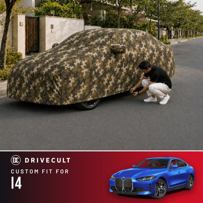 BMW i4 DriveCult Phantom custom-fit waterproof car body cover