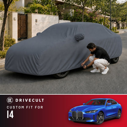 BMW i4 DriveCult Titan custom-fit waterproof car body cover