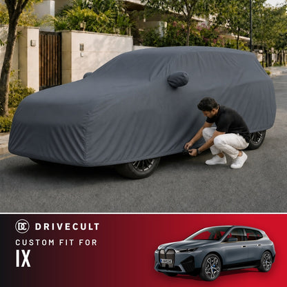 BMW iX DriveCult Titan custom-fit waterproof car body cover