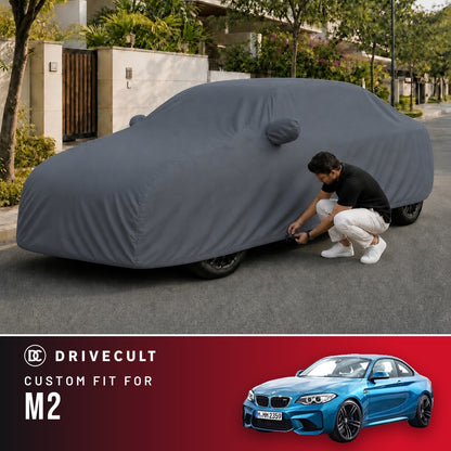 BMW M2 DriveCult Titan custom-fit waterproof car body cover