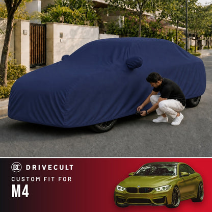 BMW M4 DriveCult Storm custom-fit waterproof car body cover