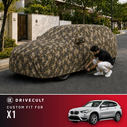 BMW X1 DriveCult Phantom custom-fit waterproof car body cover