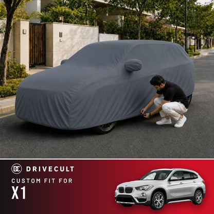 BMW X1 DriveCult Titan custom-fit waterproof car body cover