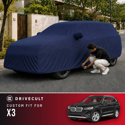 BMW X3 DriveCult Storm custom-fit waterproof car body cover