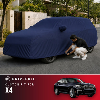 BMW X4 DriveCult Storm custom-fit waterproof car body cover