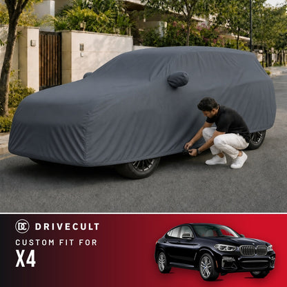 BMW X4 DriveCult Titan custom-fit waterproof car body cover