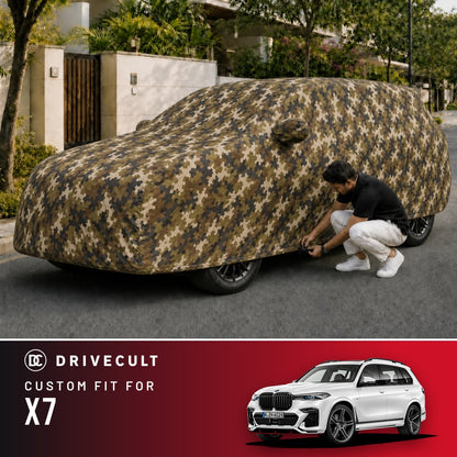 BMW X7 DriveCult Phantom custom-fit waterproof car body cover