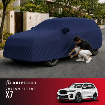BMW X7 DriveCult Storm custom-fit waterproof car body cover