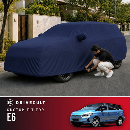 BYD E6 DriveCult Storm custom-fit waterproof car body cover
