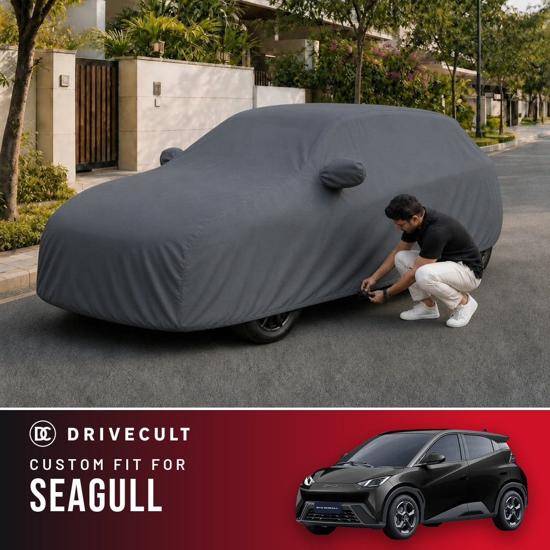 BYD Seagull DriveCult Titan custom-fit waterproof car body cover