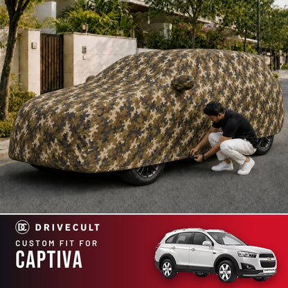 Chevrolet Captiva DriveCult Phantom custom-fit waterproof car body cover