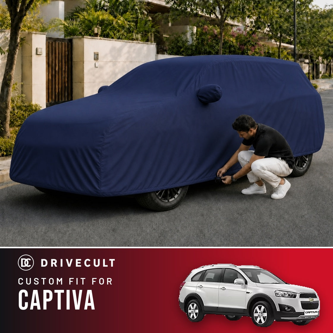 Chevrolet Captiva DriveCult Storm custom-fit waterproof car body cover