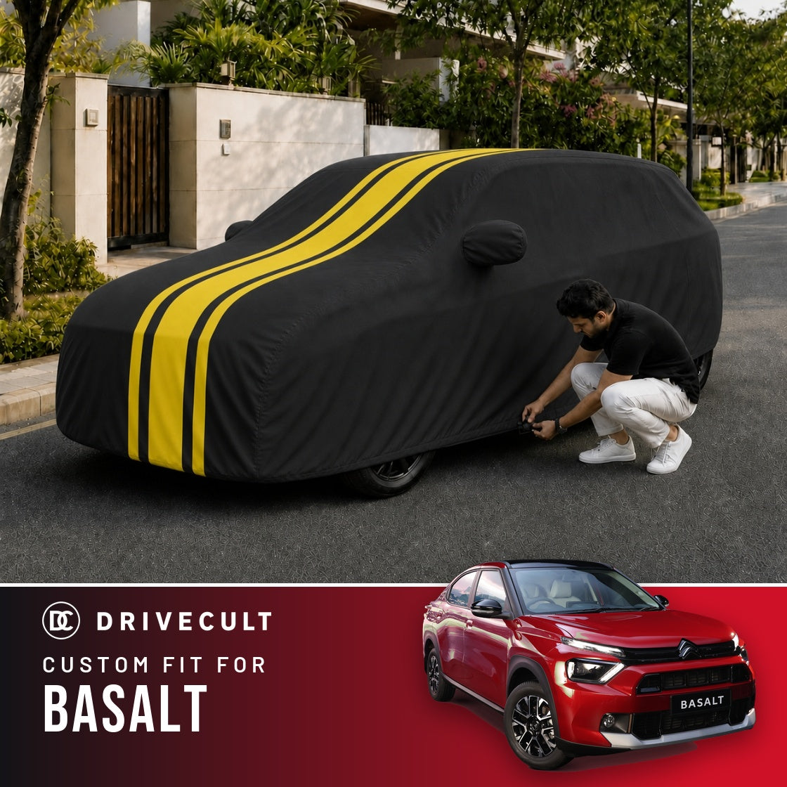 Citroen Basalt DriveCult Blaze custom-fit waterproof car body cover