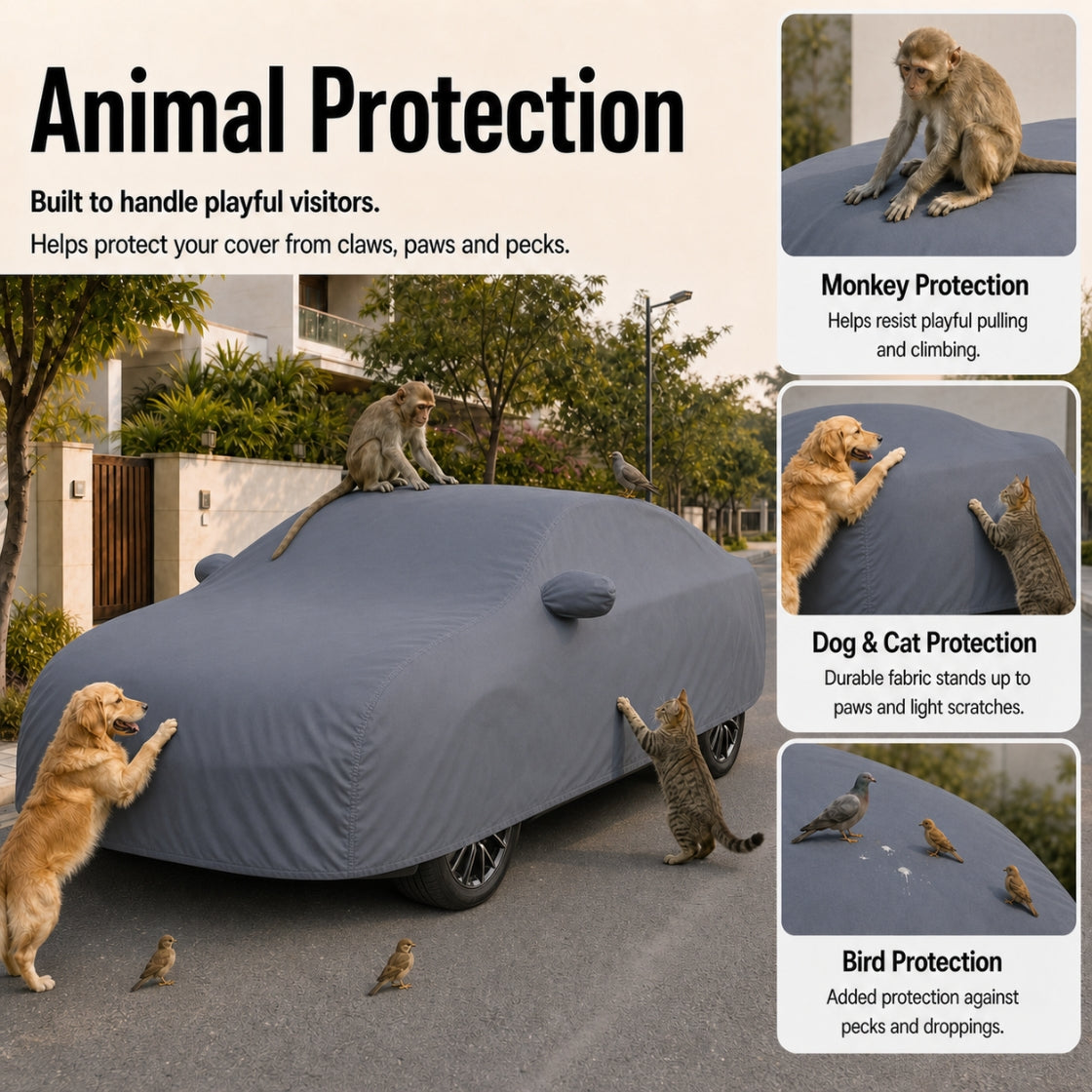 DriveCult Titan body cover animal protection from monkeys, dogs, cats and birds
