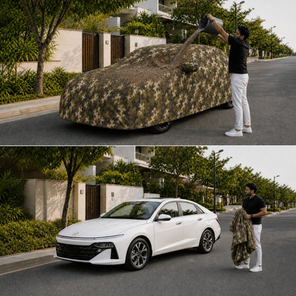 DriveCult Phantom body cover easy on and off with carry bag
