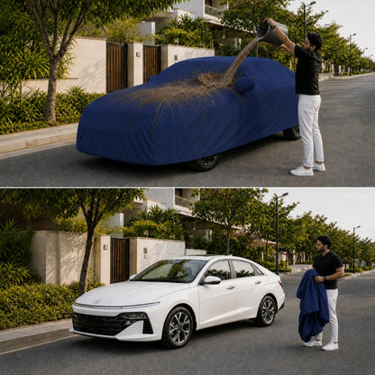 DriveCult Storm body cover easy on and off with carry bag