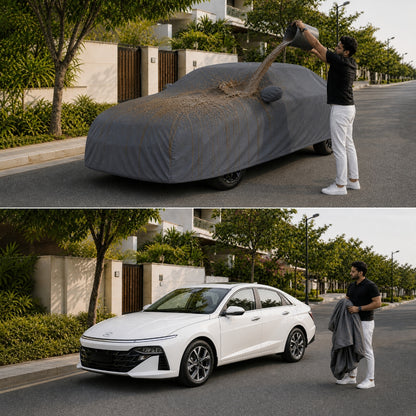 DriveCult Titan body cover easy on and off with carry bag
