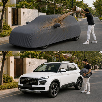 DriveCult Titan body cover easy on and off with carry bag