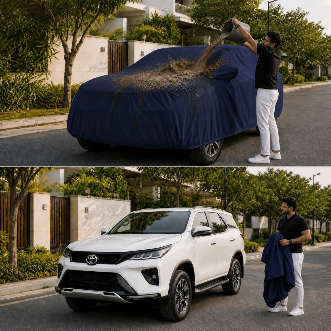 DriveCult Storm body cover easy on and off with carry bag