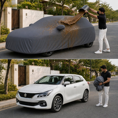 DriveCult Titan body cover easy on and off with carry bag