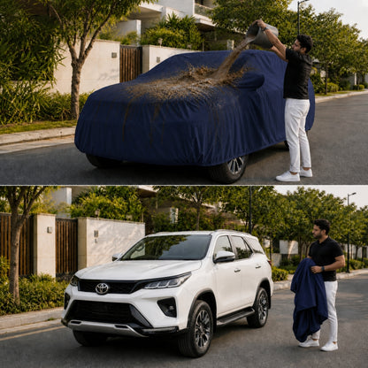 DriveCult Storm body cover easy on and off with carry bag