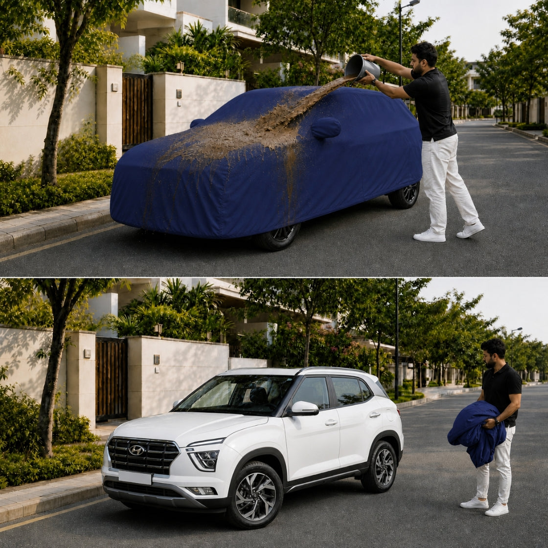 DriveCult Storm body cover easy on and off with carry bag
