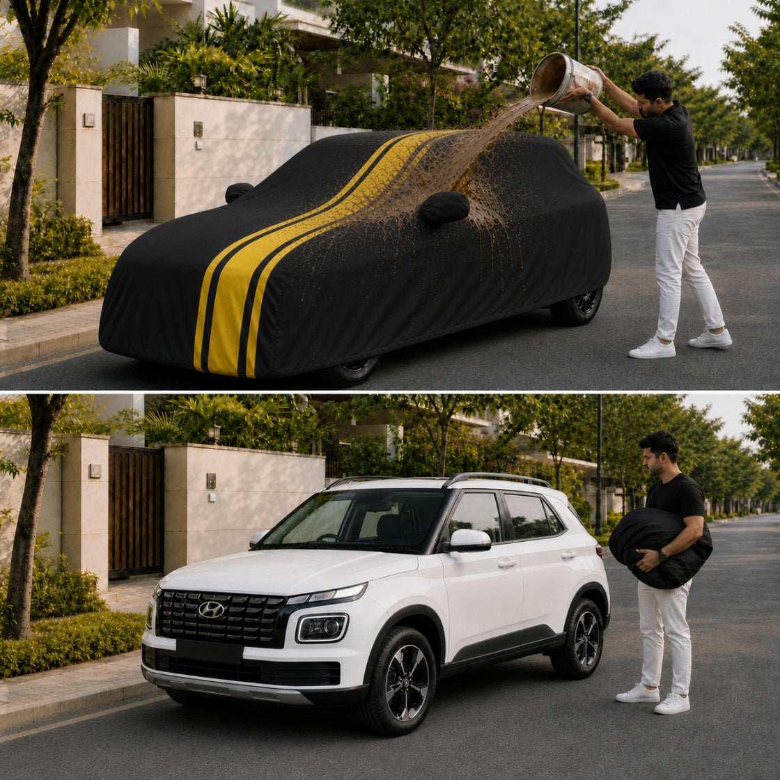DriveCult Blaze body cover easy on and off with carry bag