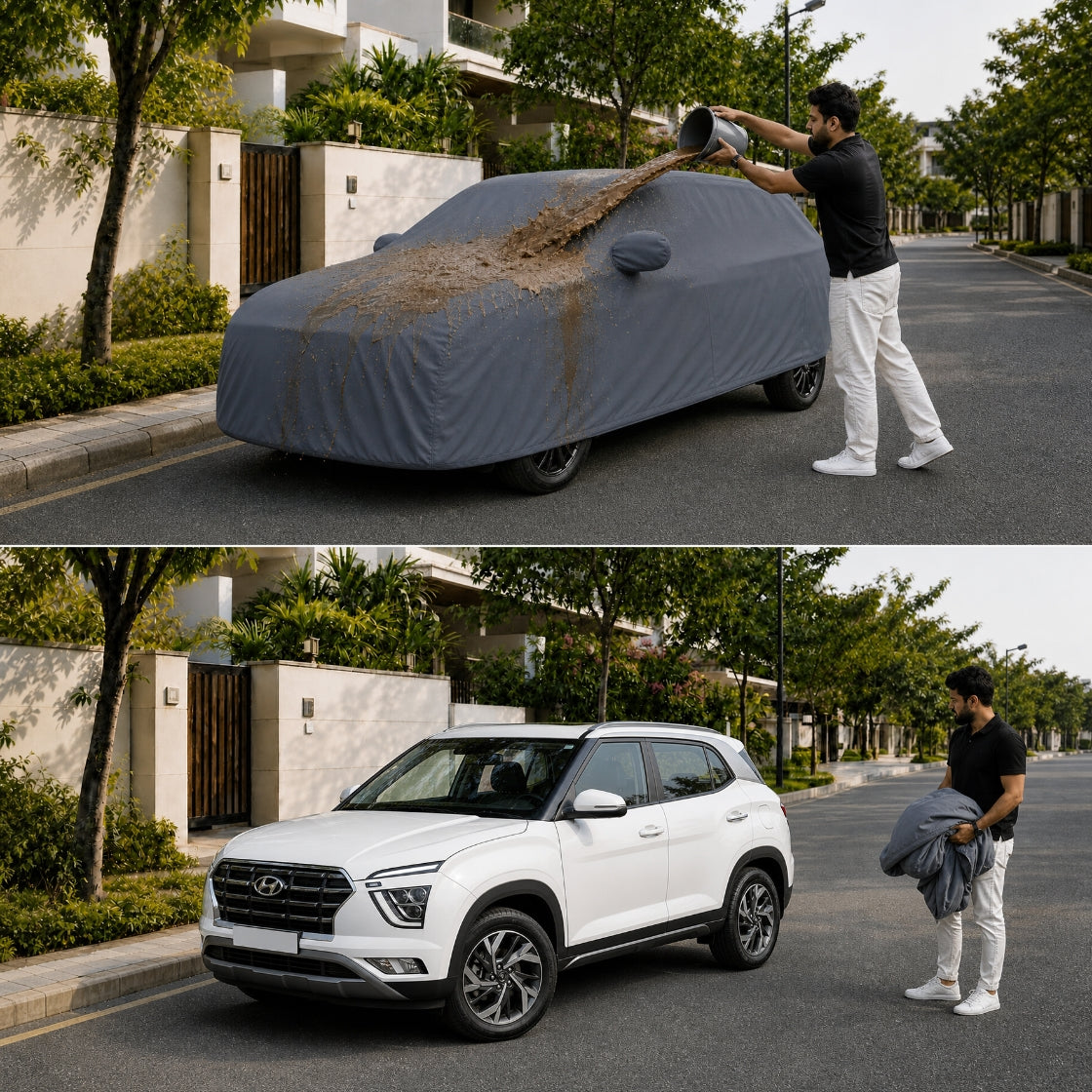 DriveCult Titan body cover easy on and off with carry bag
