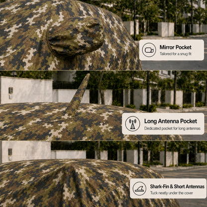DriveCult Phantom body cover mirror and antenna pockets