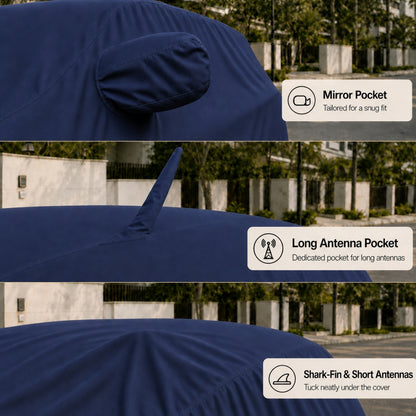 DriveCult Storm body cover mirror and antenna pockets