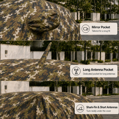 DriveCult Phantom body cover mirror and antenna pockets