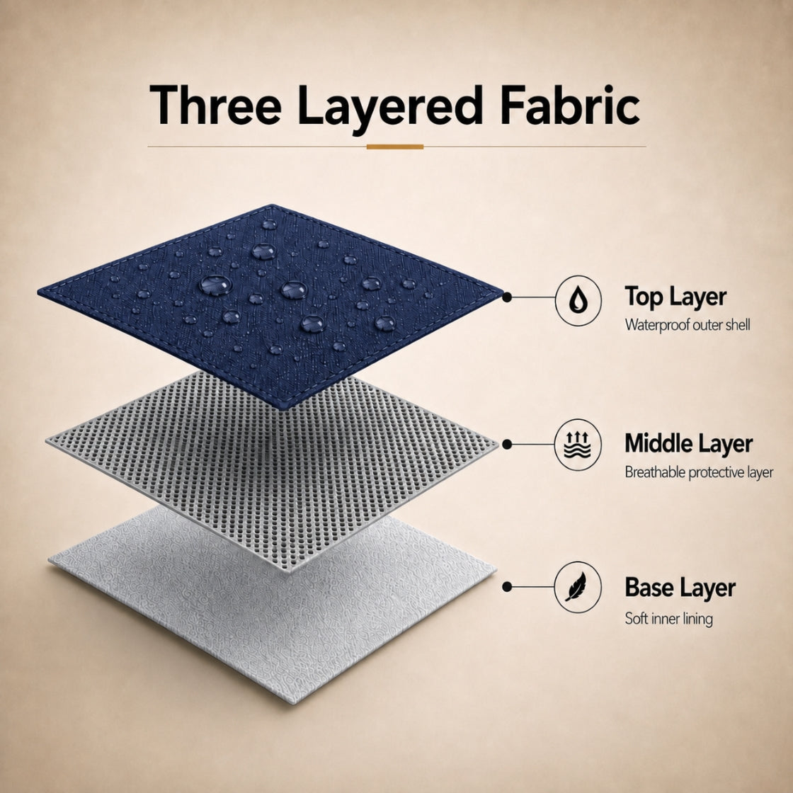 DriveCult Storm body cover three-layer waterproof fabric