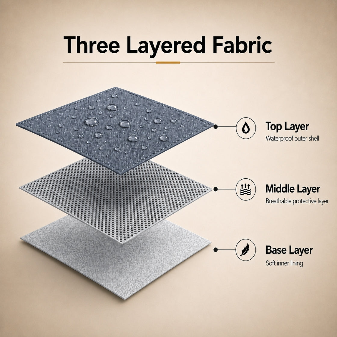 DriveCult Titan body cover three-layer waterproof fabric