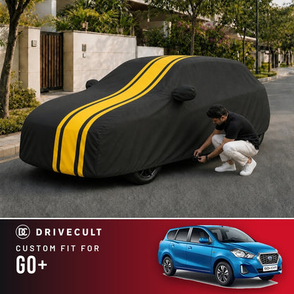 Datsun GO+ DriveCult Blaze custom-fit waterproof car body cover