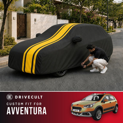 Fiat Avventura DriveCult Blaze custom-fit waterproof car body cover