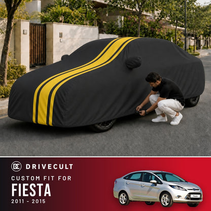 Ford Fiesta 2011-2015 DriveCult Blaze custom-fit waterproof car body cover
