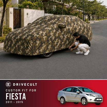 Ford Fiesta 2011-2015 DriveCult Phantom custom-fit waterproof car body cover
