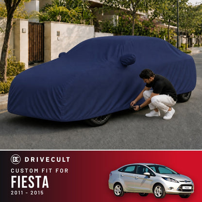 Ford Fiesta 2011-2015 DriveCult Storm custom-fit waterproof car body cover