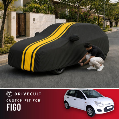 Ford Figo 2010-2019 DriveCult Blaze custom-fit waterproof car body cover