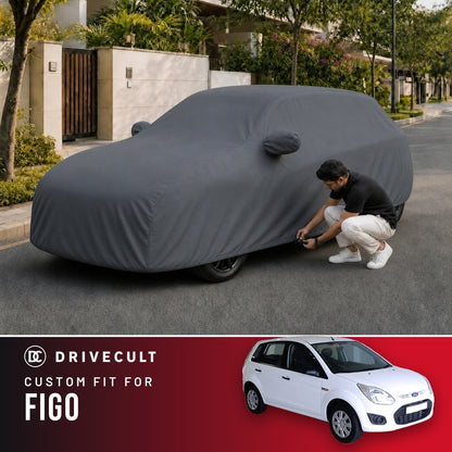 Ford Figo 2010-2019 DriveCult Titan custom-fit waterproof car body cover