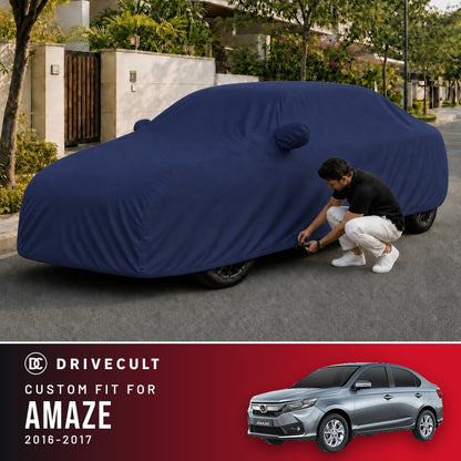 Honda Amaze 2016-2017 DriveCult Storm custom-fit waterproof car body cover