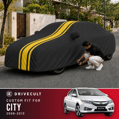 Honda City 2008-2013 DriveCult Blaze custom-fit waterproof car body cover