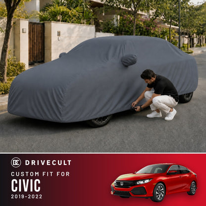 Honda Civic 2019-2022 DriveCult Titan custom-fit waterproof car body cover