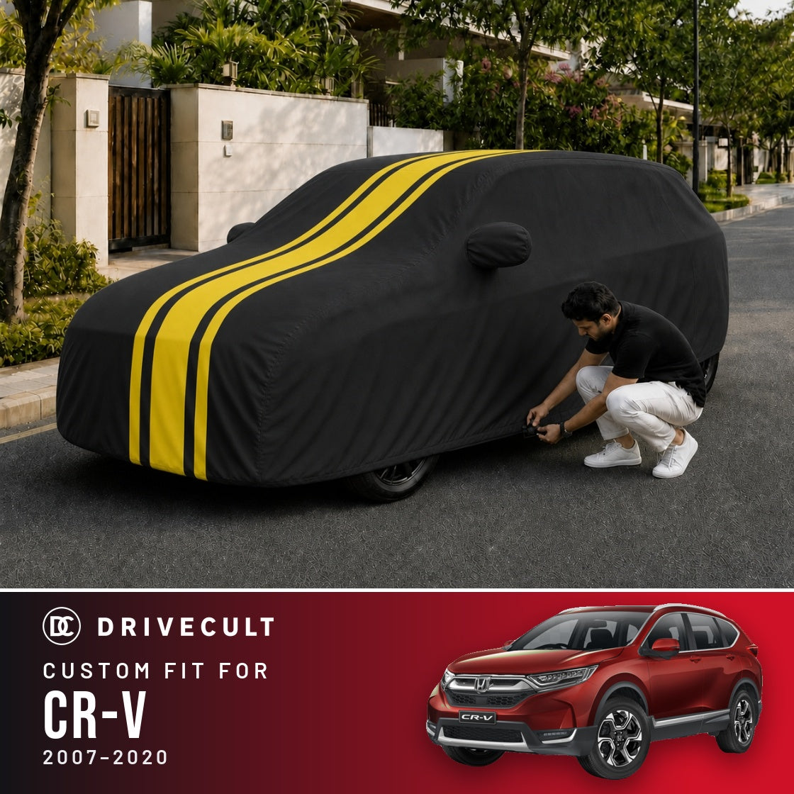 Honda CR-V 2007-2020 DriveCult Blaze custom-fit waterproof car body cover