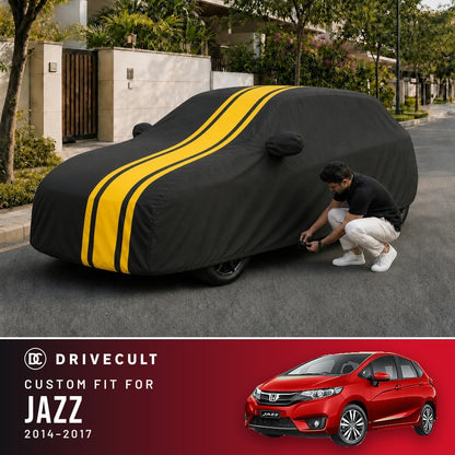 Honda Jazz 2014-2017 DriveCult Blaze custom-fit waterproof car body cover
